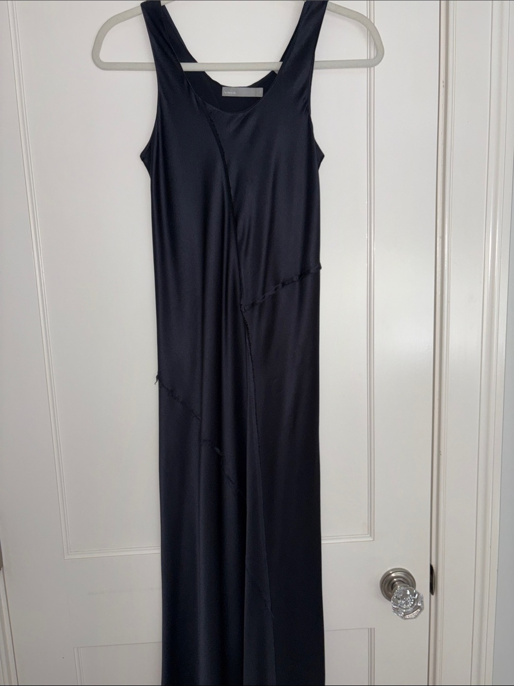 Vince Deep Navy Maxi Slip Dress